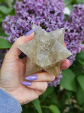 Load image into Gallery viewer, All Natural Citrine Asteroid Stellated Merkabah Crystal Stars
