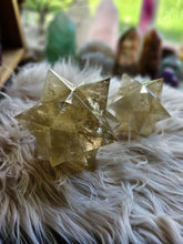 Load image into Gallery viewer, All Natural Citrine Asteroid Stellated Merkabah Crystal Stars