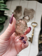 Load image into Gallery viewer, Raw Brazilian Smokey Elestial Quartz