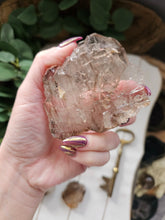 Load image into Gallery viewer, Raw Brazilian Smokey Elestial Quartz