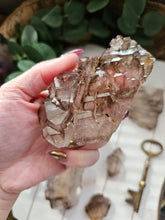 Load image into Gallery viewer, Raw Brazilian Smokey Elestial Quartz
