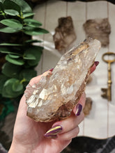 Load image into Gallery viewer, Raw Brazilian Smokey Elestial Quartz