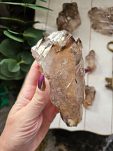 Load image into Gallery viewer, Raw Brazilian Smokey Elestial Quartz