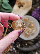 Load image into Gallery viewer, Natural Brazilian Citrine Mini Skulls