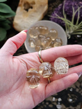 Load image into Gallery viewer, Natural Brazilian Citrine Mini Skulls