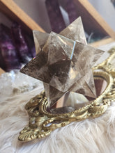 Load image into Gallery viewer, Smokey Quartz Asteroid Stellated Merkabah Crystal Star