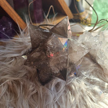 Load image into Gallery viewer, Smokey Quartz Asteroid Stellated Merkabah Crystal Star