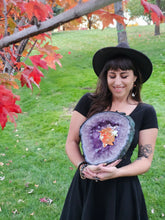 Load image into Gallery viewer, Juicy Amethyst Crystal Mirror