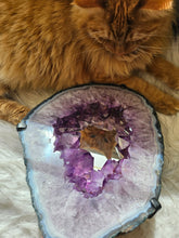 Load image into Gallery viewer, Juicy Amethyst Crystal Mirror