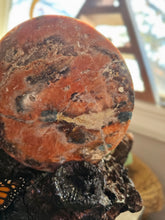 Load image into Gallery viewer, Orange Jasper + Apatite Full Moon on Driftwood