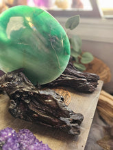 Load image into Gallery viewer, Aventurine Full Moon on Driftwood