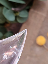 Load image into Gallery viewer, XL Clear Quartz Crescent Moon on a Stand