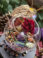 Load image into Gallery viewer, Splendor Mini Series ~ Hanging CrystalAIRium Mystic Terrariums