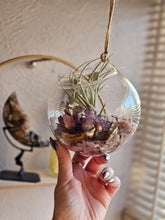Load image into Gallery viewer, Splendor Mini Series ~ Hanging CrystalAIRium Mystic Terrariums