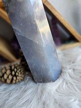Load image into Gallery viewer, Natural Blue Rose Quartz Statement Tower
