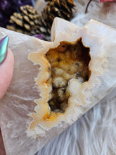 Load image into Gallery viewer, Agate Crystal Druzy Mountains