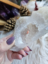 Load image into Gallery viewer, Agate Crystal Druzy Mountains