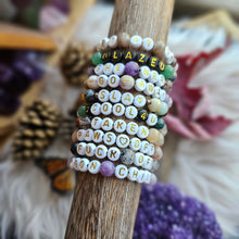 Load image into Gallery viewer, Bespoke Gemstone Crystal Diffuser Mala Bracelets