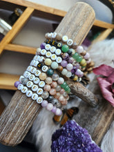 Load image into Gallery viewer, Bespoke Gemstone Crystal Diffuser Mala Bracelets