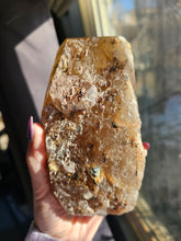 Load image into Gallery viewer, Star Rutile Quartz Crystal Half Raw Polished Statement Piece