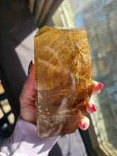 Load image into Gallery viewer, Star Rutile Quartz Crystal Half Raw Polished Statement Piece