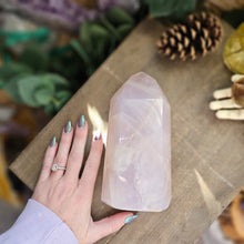 Load image into Gallery viewer, Natural Blue Rose Quartz Statement Tower