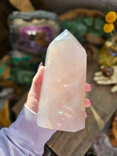 Load image into Gallery viewer, Natural Blue Rose Quartz Statement Tower
