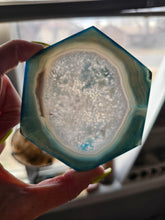 Load image into Gallery viewer, Agate Hexagon Crystal Druzy Coasters