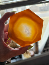 Load image into Gallery viewer, Agate Hexagon Crystal Druzy Coasters
