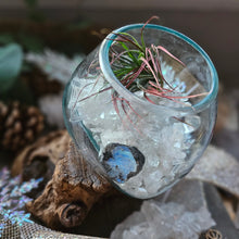 Load image into Gallery viewer, Rainbow Frost ~ CrystalAIRium Mystic Terrarium Tabletop Secret Garden