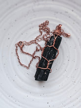 Load image into Gallery viewer, Heady Wire Wrapped Crystal Pendant Necklaces