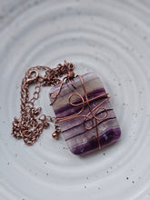 Load image into Gallery viewer, Heady Wire Wrapped Crystal Pendant Necklaces
