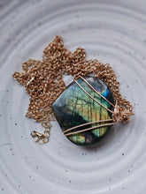 Load image into Gallery viewer, Heady Wire Wrapped Crystal Pendant Necklaces