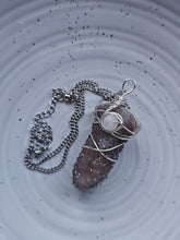 Load image into Gallery viewer, Heady Wire Wrapped Crystal Pendant Necklaces