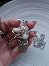 Load image into Gallery viewer, Heady Wire Wrapped Crystal Pendant Necklaces
