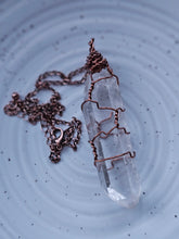 Load image into Gallery viewer, Heady Wire Wrapped Crystal Pendant Necklaces