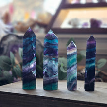 Load image into Gallery viewer, AAA Rainbow Fluorite Crystal Towers