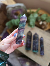 Load image into Gallery viewer, AAA Rainbow Fluorite Crystal Towers