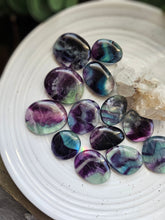 Load image into Gallery viewer, Rainbow Fluorite Worry Stone Crystals