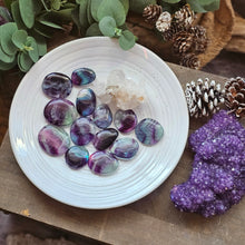 Load image into Gallery viewer, Rainbow Fluorite Worry Stone Crystals