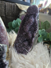 Load image into Gallery viewer, Raw Purple Amethyst Cut Base Crystal Cathedrals