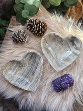 Load image into Gallery viewer, Grey Onyx Crystal Gemstone Heart Shaped Dish