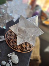 Load image into Gallery viewer, Clear Quartz Asteroid Stellated Merkabah Crystal Stars