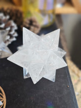 Load image into Gallery viewer, Clear Quartz Asteroid Stellated Merkabah Crystal Stars