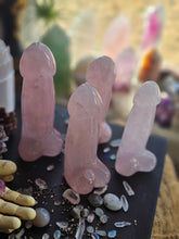 Load image into Gallery viewer, Rose Quartz Crystal Phallus Totem