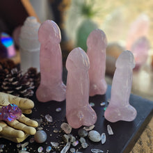 Load image into Gallery viewer, Rose Quartz Crystal Phallus Totem
