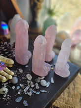 Load image into Gallery viewer, Rose Quartz Crystal Phallus Totem
