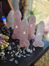 Load image into Gallery viewer, Rose Quartz Crystal Phallus Totem