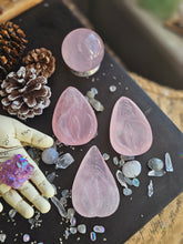 Load image into Gallery viewer, Rose Quartz Crystal Vulva Yoni Carving
