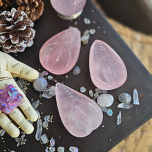 Load image into Gallery viewer, Rose Quartz Crystal Vulva Yoni Carving